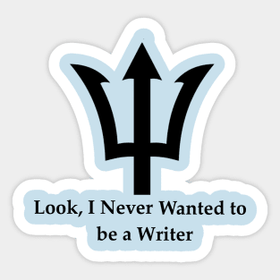 A Demigod Writer Sticker